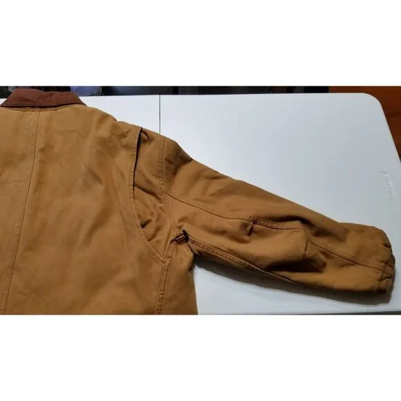 Northeast Outfitters Full Zip Canvas Quilt Lined Chore Barn Coat Jacket Men XXL - Picture 14 of 16